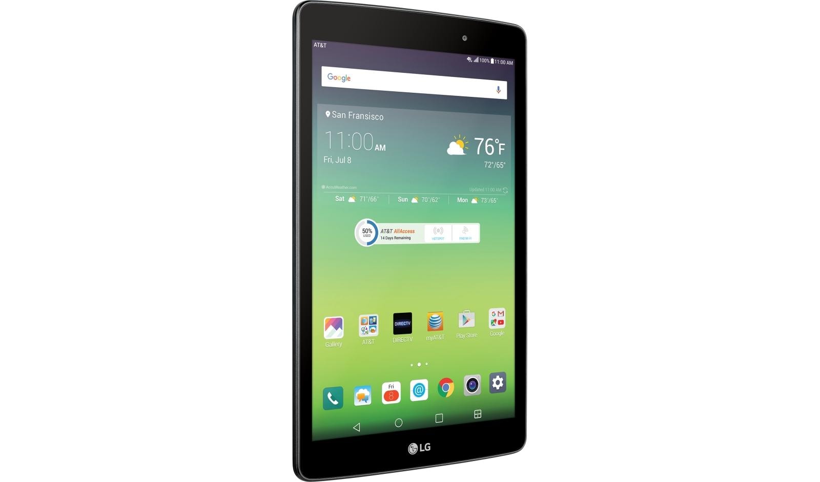 Restored LG G Pad X V520 8in 32GB Blue Android Tablet (AT&T) Grade A (Refurbished) - image 3 of 6
