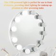 thumbnail image 4 of Mirror Front Light USB Makeup Light Tri-color Dimming Mirror Light Refill Lights, 4 of 5