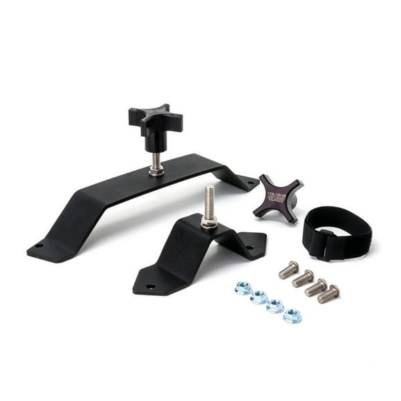 Fits 2020-2023 Jeep Gladiator JT Hi-Lift Jack Jack Mount JGUS-200 Hi Lift Jack; Under Seat Mount; Black; Steel