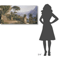 thumbnail image 4 of Global Gallery's 'Lodge on Lake Como' by Carl Frederic Aagard Stretched Canvas Wall Art, 4 of 4