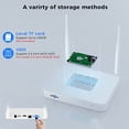 thumbnail image 4 of Hiseeu Outdoor Wireless Solar Security Camera System, 4-Camera Home WiFi Surveillance Kit with 10CH NVR, 500G HDD, 2K 4MP 360° View, Color Night Vision, PIR Human Detect, 2-Way Audio, IP66, 4 of 15
