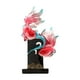 thumbnail image 1 of Escultura de pez koi, centro de mesa de resina, adorno de escritorio para la entrada del gabinete Rosa roja, 1 of 9