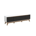 thumbnail image 2 of Mueble TV 75" Kappesberg 180cm con 3 Puertas Blanco/Negro, 2 of 10