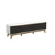 thumbnail image 2 of Mueble TV 75" Kappesberg 180cm con 3 Puertas Blanco/Negro, 2 of 10