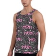 thumbnail image 2 of Gaeub Lovely Mom Ever Men's Athletic Tank Top, Workout Sleeveless Shirts, Running Tank Tops for Gym, Running, Training - Small, 2 of 9