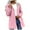 Long Jackets-Pink, variant on Gamivast Waterproof Jackets for Women Plus Size Hooded Windbreaker Zip up Jackets Lightweight Long Cuffed Sleeve Trendy Outerwear with Pockets Hiking Drawstring Outdoor Jacket with Pockets