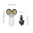 thumbnail image 2 of Ventilador portátil Owl, mini ventilador USB recargable con pantalla digital – 3 velocidades para escritorio, oficina, exteriores, transporte y camping – Mango ergonómico de ABS, 2 of 5