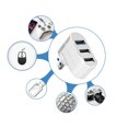 thumbnail image 4 of Adaptador Divisor De Transferencia De Datos Mini divisor giratorio de 3 puertos USB Hub U Disk Reader para PC (USB 3.0 blanco), 4 of 5