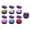 1 Mystery Dumpling (1 Galaxy Guaranteed per 3) 💜✨#18, variant on Purple Galaxy Dumpling Squishy Toys, Galaxy Squeeze Sensory Fidget Toys, Dumplings Stress Relief Ball with Box Novelty Gag Gift Adults Gift