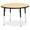 Maple/Black, variant on Jonti-Craft Rainbow Accents KYDZ Round Activity Table