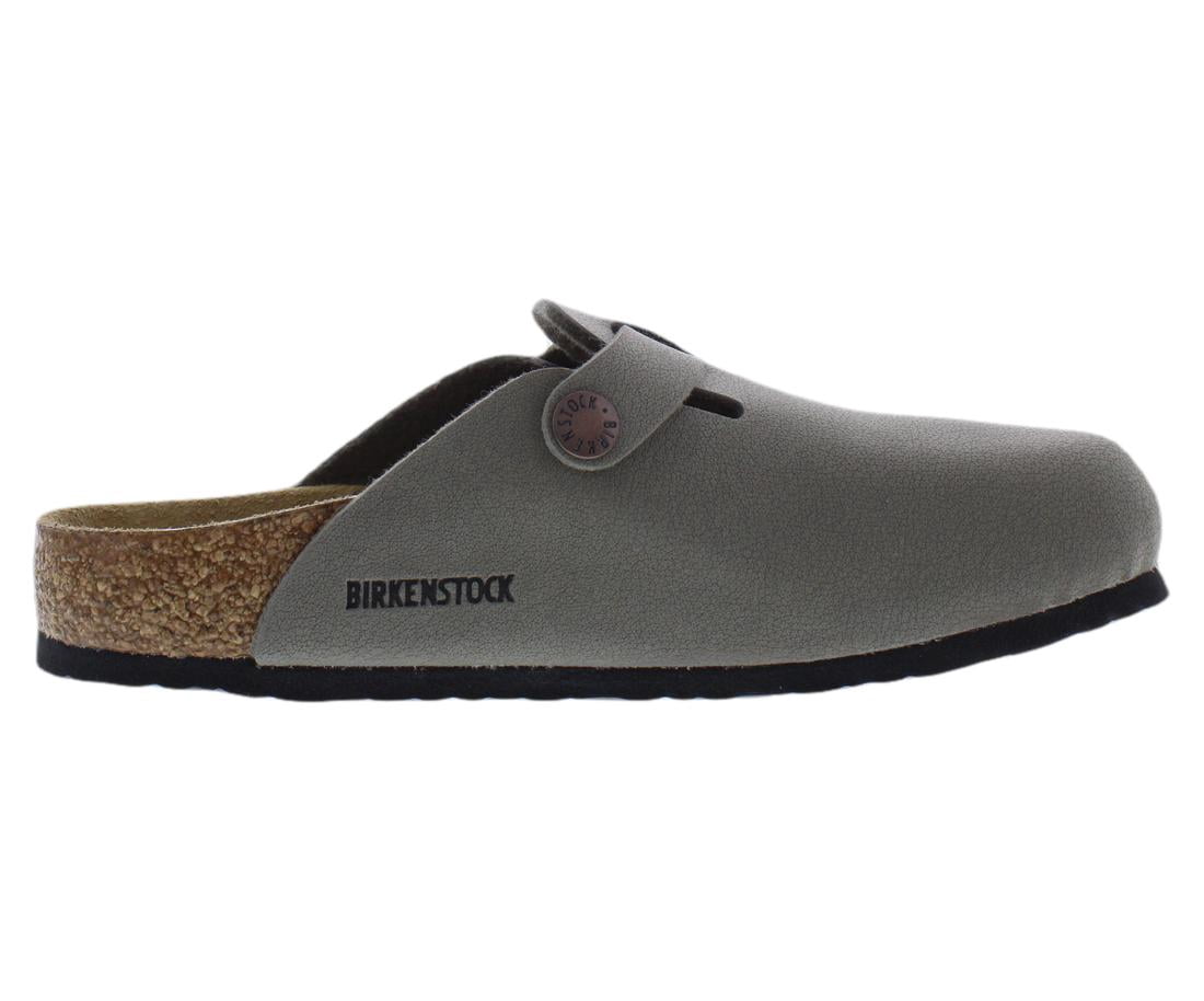 Birkenstock Boston Narrow PS Boys Shoes Size 1, Color: Stone