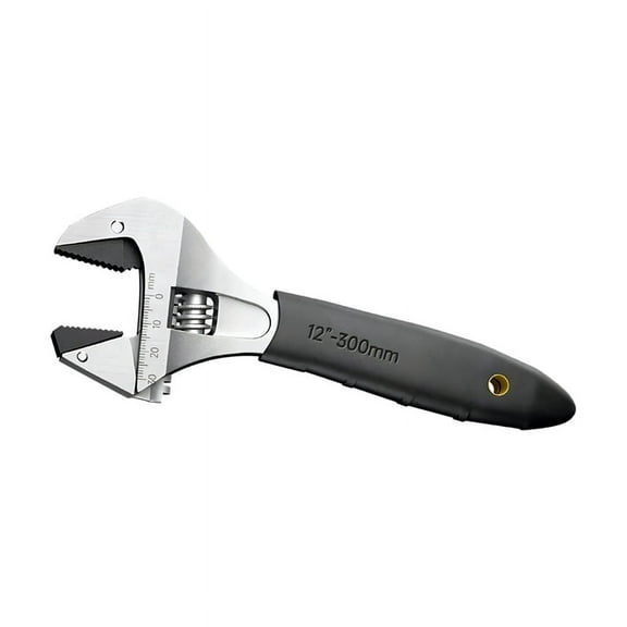 TOP! Ratchet Adjustable Wrench Self-Tightening Multi-Function Large Opening Bathroom 12 Inches