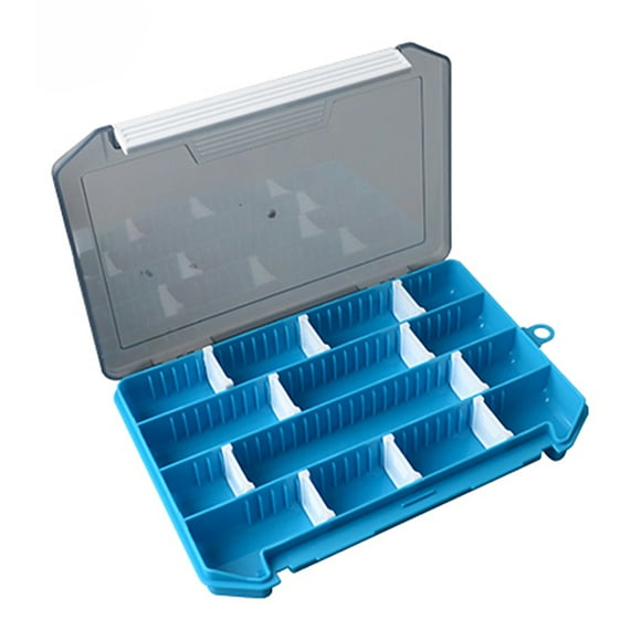 Funda de cebo Caja de aparejos de pesca Bandejas de almacenamiento con divisores extraíbles Señuelos ilure Funda de cebo