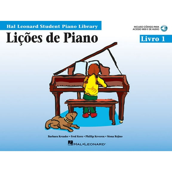 Piano Lessons, Book 1 - Portuguese Edition: Hal Leonard Student Piano Library
