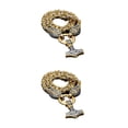 thumbnail image 2 of Ruiboury Collier Unique en Acier Inoxydable Incontournable pour Homme Moderne Collier Homme Collier Homme Collier Colliers Pendentif Tel Qu'illustré 60cm 2Ensemble, 2 of 6