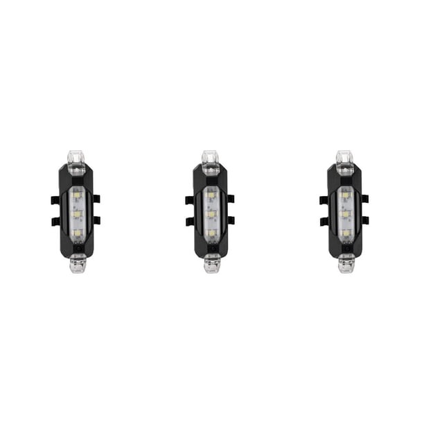 Soidarity LED USB recargable bicicleta luz trasera seguridad ciclismo lámpara trasera impermeable luz trasera equipo de iluminación profesional Type1 NO1