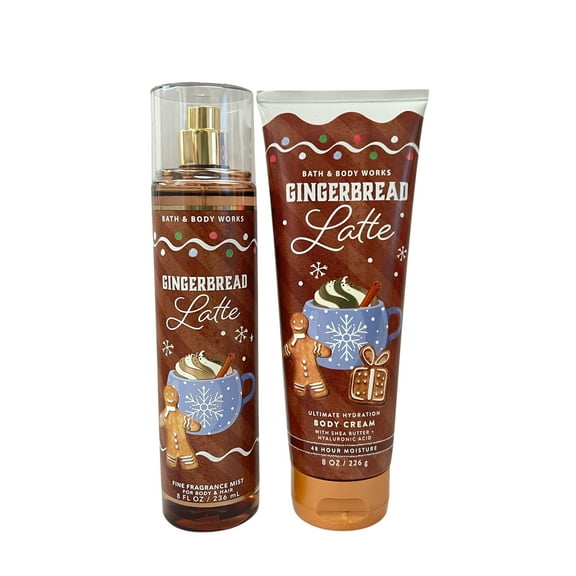 Bath & Body Works Gingerbread Latte Mist & Body Cream