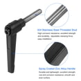 thumbnail image 3 of Uxcell 2 Packs M8 x 35mm 304 Stainless Steel Male Thread Adjustable Clamping Lever Handles Knobs, 3 of 5