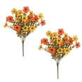 thumbnail image 2 of Dongrere 2 Pcs Fall Artificial Wildflower Bundles, Fake Flower Stems, Autumn Floral Bouquets for Home Porch Thanksgiving Vase Decor, D, 2 of 6