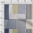 thumbnail image 2 of oneOone Cotton Poplin Beige Fabric Stripes Diy Clothing Quilting Fabric Print Fabric By Yard 56 Inch Wide, 2 of 4