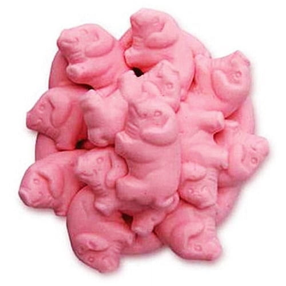 SweetGourmet Gummy Pink Raspberry Pigs - Soft Candy, 1 Pound Bag