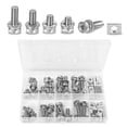 thumbnail image 1 of Kit de tuercas y tornillos para terminales de batería de motocicleta, paquete de 56, 1 of 7