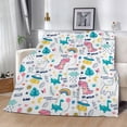 thumbnail image 5 of Funny Animal Cartoon Blanket Ultra Soft Flannel Blankets SuitableBedding Couch Living Room All Season 40"x60", 5 of 10