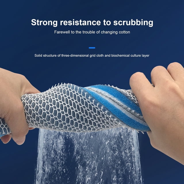 CBFFDC Multi-layer Superimposed Sponge For Filtration Aquarium Filter Strong Scrubbing Resistance 8 Layer Filtration Fish Skimmer Home Supplies