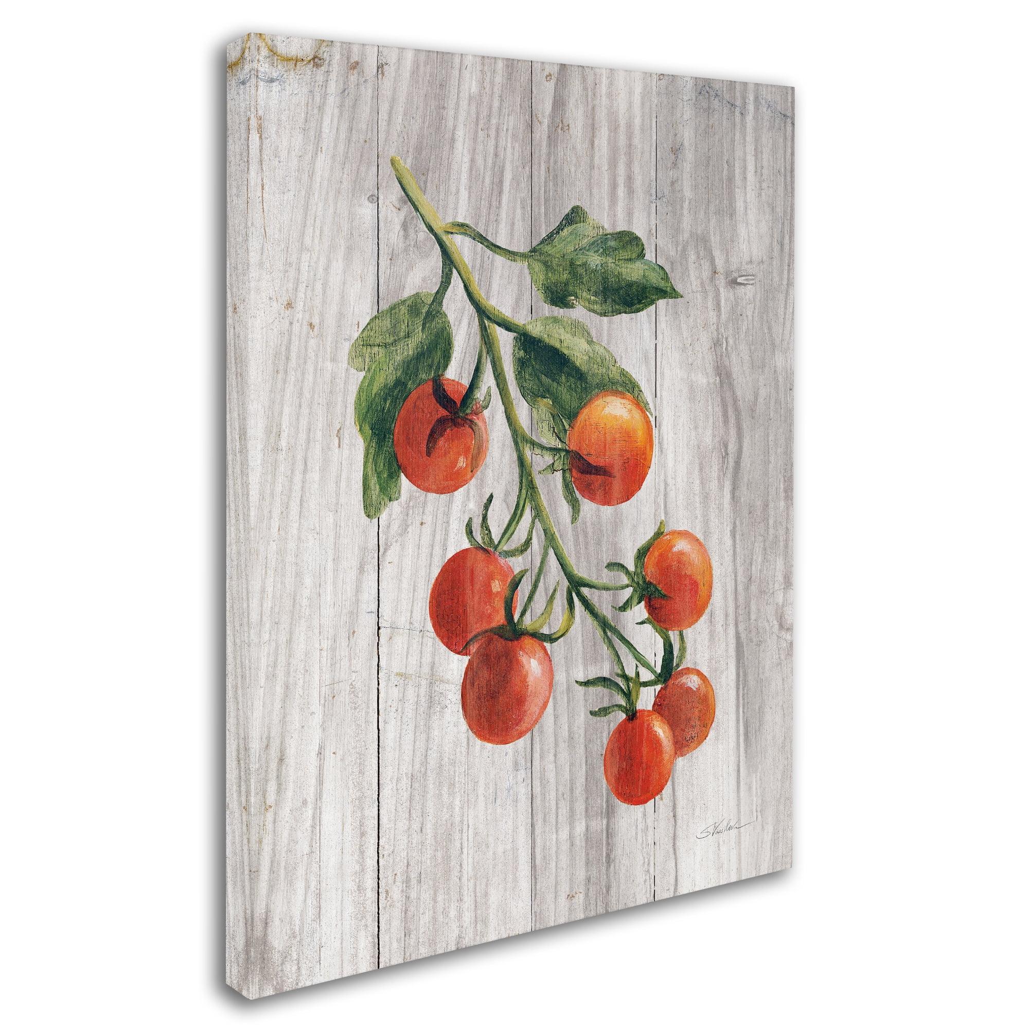 Trademark Fine Art 'Market Vegetables IV' Canvas Art by Silvia Vassileva