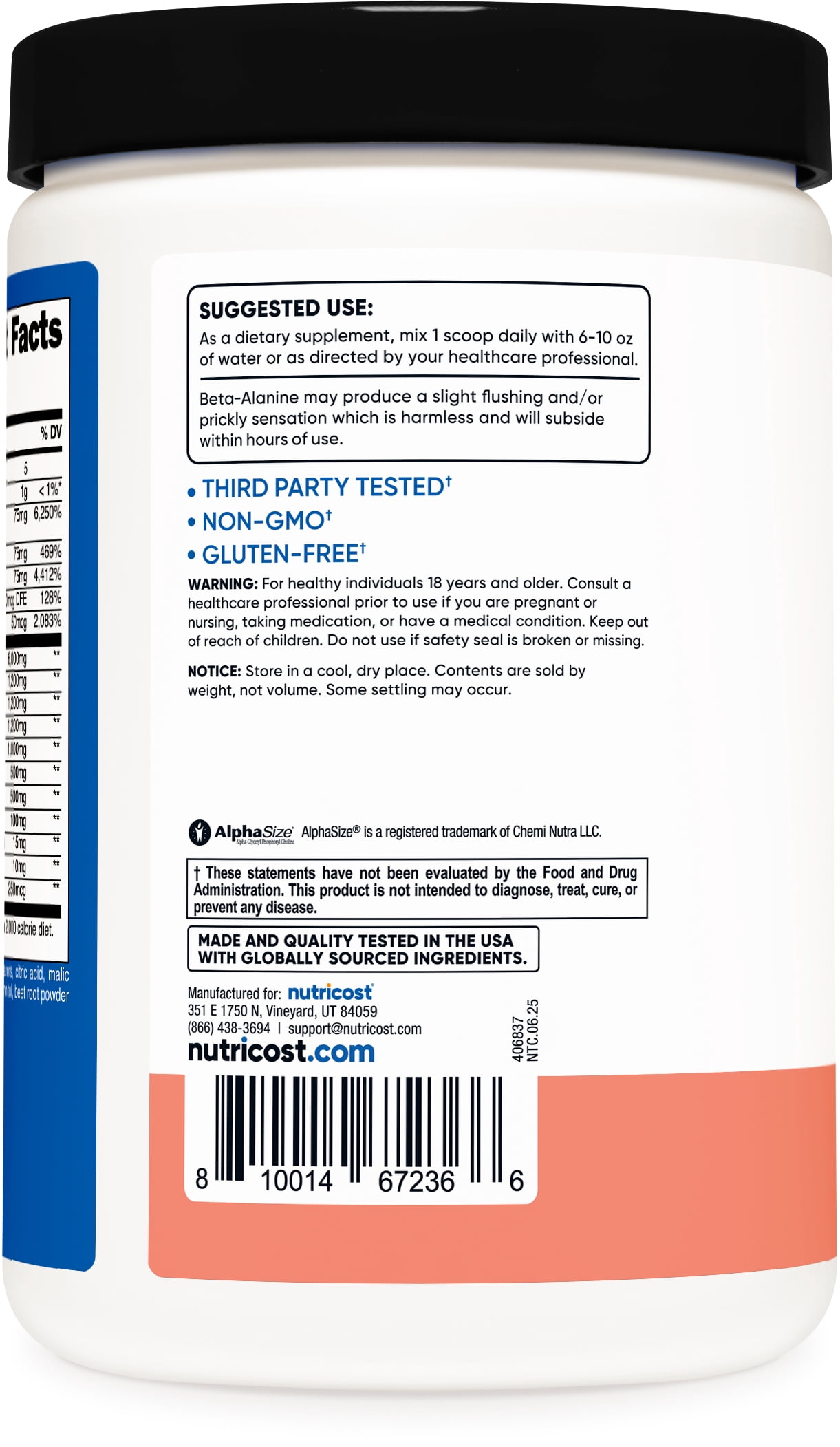Nutricost Stim-Free Pre-Workout Supplement Powder, 30 Servings (Pink Lemonade)