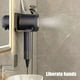 thumbnail image 4 of Montaje de pared para organizador de herramientas para el cabello | Almacenamiento para organizadores de baño para secador de pelo, plancha, rizador | Instalación de adhesivo o tornillo sin taladro, 4 of 7