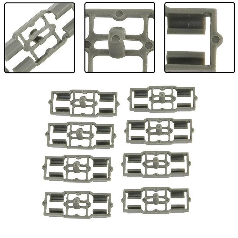 For BMW E53 Gray Door Seal Clip Front Rear 51717006757 8pcs