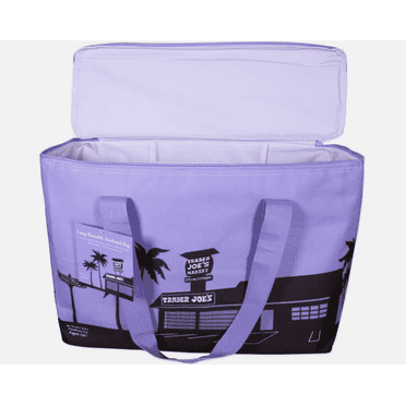 Trader Joe's Large Reusable Insulated Bag Green Tote Bag Freezer Bag 8 Gallon Capacity