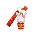 thumbnail image 1 of Animaux Chinois Rabbit Porte-Clés Miniature Mode Porte-Clés Pendentif de Sac à Dos Porte-Clés Pendentif Porte-Bonheur Boucle de Clé Porte-Clés Mignon Type Lapin 4, 1 of 6