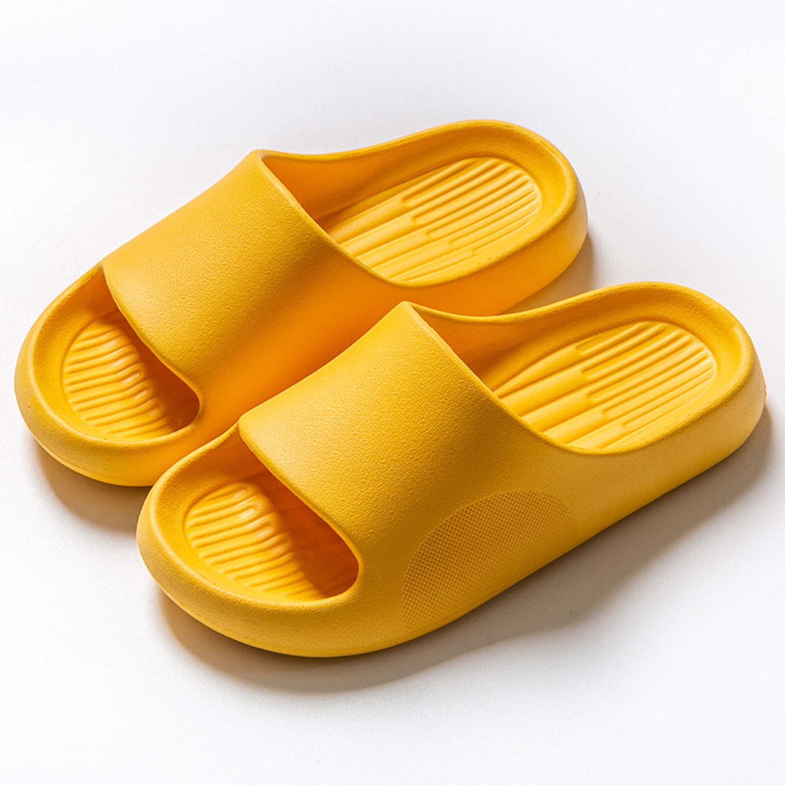 Pillow Slippers Cloud Slides Sandals,NonSlip Quick Drying Bathroom Shower Slippers Massage Home