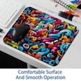 thumbnail image 6 of Graffiti Square Desk Mat Gaming Mouse Pad, 8.3x9.8 Inch Non-Slip Rubber Bottom Printed Design - Suitable for Office and Gaming, 6 of 6