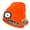 Orange, variant on Fleece Lined LED Beanie Headlamp Hat with Light, Rechargeable LED Winter Hat, Gifts for Men Women Husband (Slategrey)