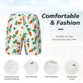 thumbnail image 5 of Balery Cute Carrot Mens Swim Trunks Swim Shorts for Men Quick Dry Inseam Beach Shorts with Compression Liner Pocket-Large, 5 of 9