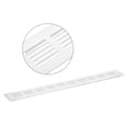 thumbnail image 5 of Rejilla de ventilación en forma rectangular de aleación de aluminio con louveres 15.75 x 1.97 pulgadas para armarios y alacenas, 5 of 5
