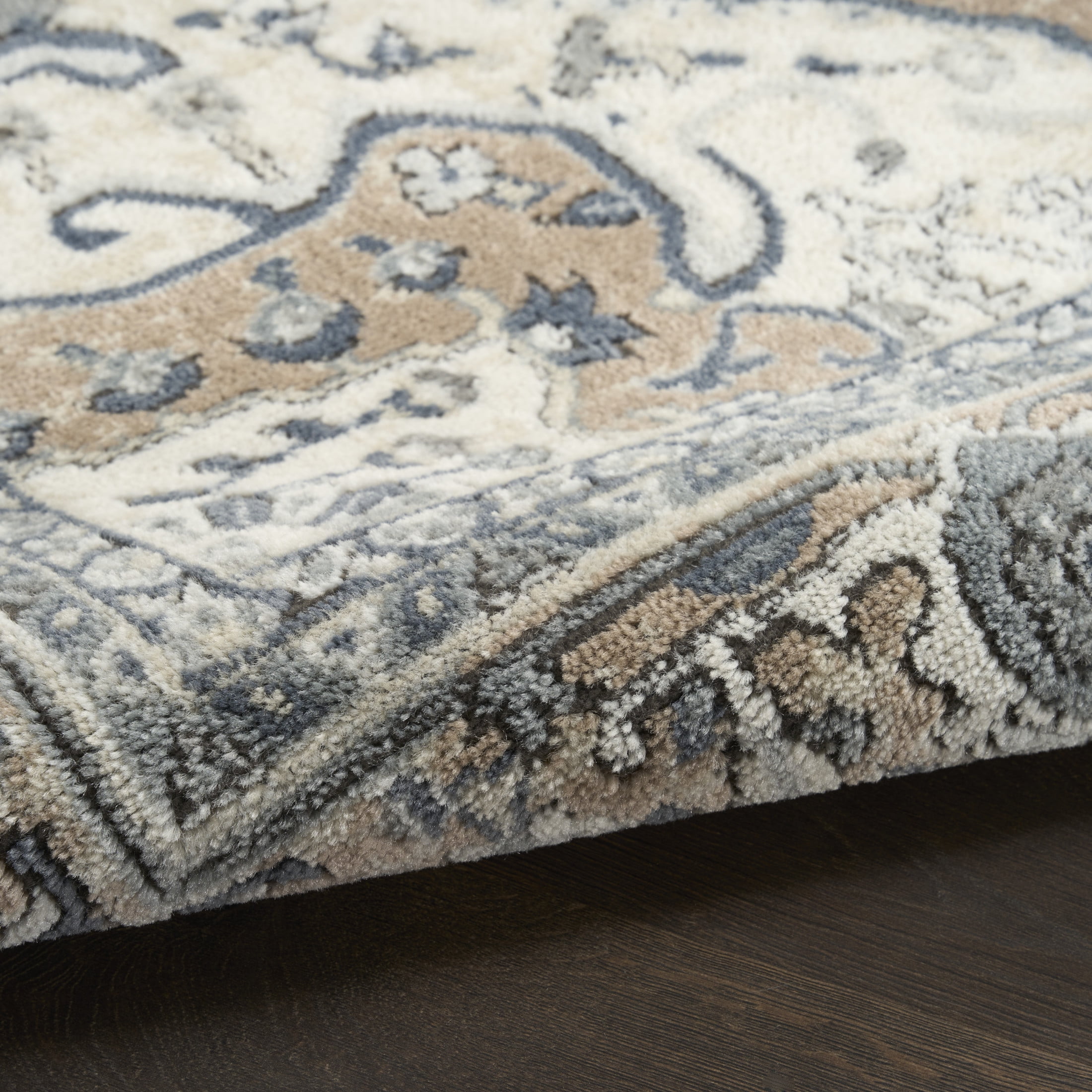 Nourison Concerto 2'2" x 7'6 Ivory Taupe Vintage Indoor Rug