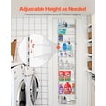 thumbnail image 3 of VEVOR 9-Tier Over the Door Pantry Organizer Hanging Storage Rack Adjustable Kitchen, 3 of 9
