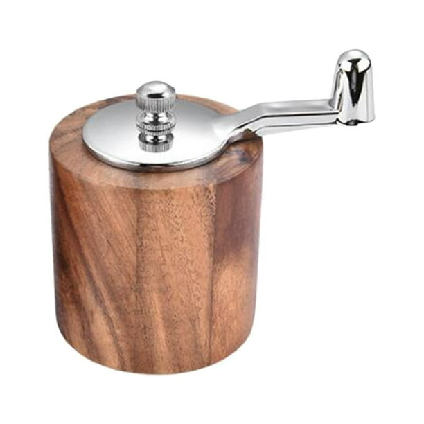 Molinillo de madera para pimienta y especias, salero y molinillo manual de pimienta, herramienta de cocina, tarro de especias, botella de condimentos (molinillo)