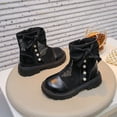 thumbnail image 6 of YMUQEIGH Children's Boots Kids Girls' Boots Outdoor Lace Up Boots Ankle Boots Short Toddler/Little Kids Boots Boys' boots, 6 of 7