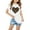 White, variant on Spazoro Kids Girls T-Shirts Tee, Love Printed Short Sleeve Basic Crew Neck Summer Casual Tops for Child Girls Black Size 3 T
