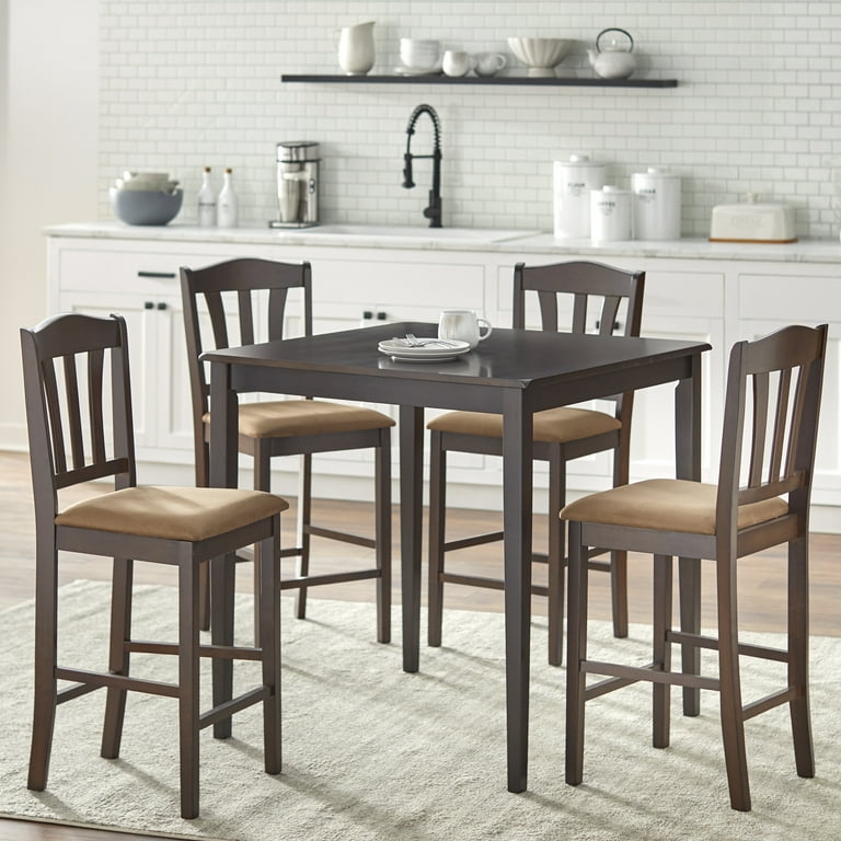 5 piece counter discount height dining set walmart