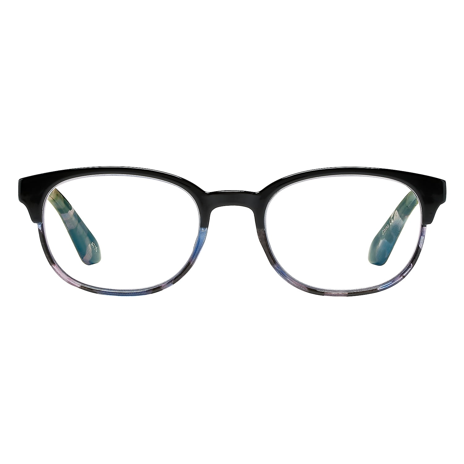 SAV Eyewear SAV Tri-Focus +3.00 Reading Glasses Blue/Clear