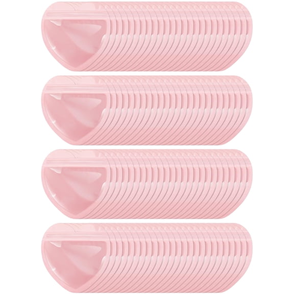 Bfogop 100PCS Heart-shaped Resealable Bags, 4x4 Inch Pink Heart Shaped Plastic Jewelry Bag Transparent Bags Self Sealing Bag Cute Treat Bags Packaging Pouch for Party Favor Candy Cookie