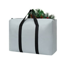 Christmas Decorations Storage Bag Heavy Duty Reusable 600D Tear-proof Oxford Fabric Polyester Material Christmas Tree Storage Bag with Zippers and Handles Big Foldable Duffle Bag for Travel