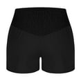 thumbnail image 5 of Fashion Olyvenn Gym Shorts Women High Waisted Shorts for Women Summer Running Athletic Workout Pants Casual Lounge Shorts Black S, 5 of 7
