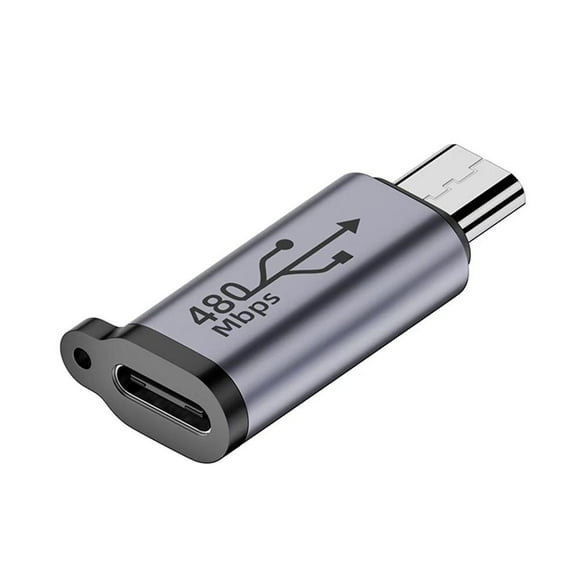 Mini Micro USB to Type C Adapter ConverterMicro USB to Connector USB-C 2024 L8H3